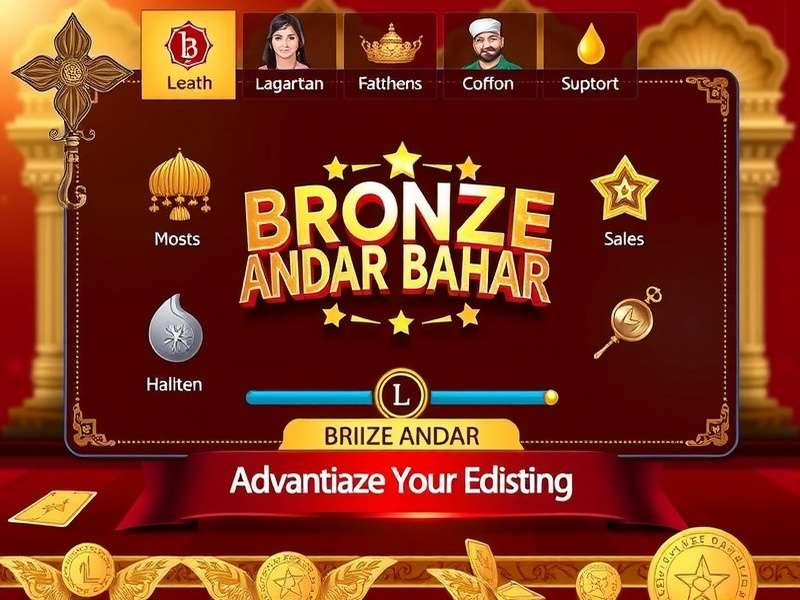 Bronze Andar Bahar Official Banner - India's Top Desi Card Game